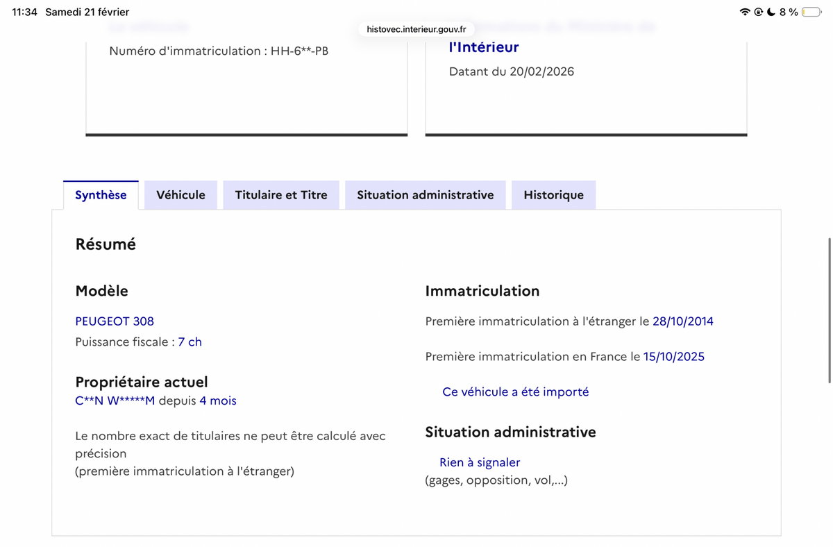 Peugeot 308 d'occasion