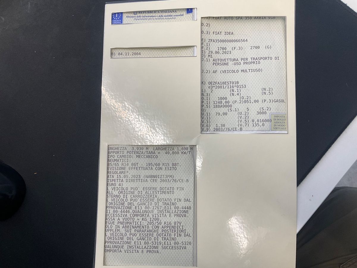 Fiat Idea d'occasion