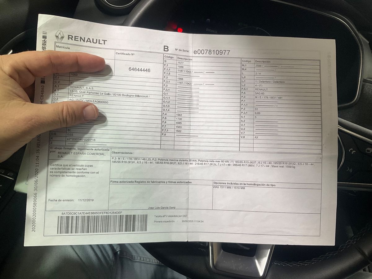 Renault Zoe electric drive 51 kW Intens
