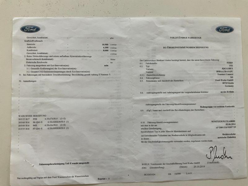 Ford Tourneo Connect 1.6 EcoBoost Trend — zdjęcie 16