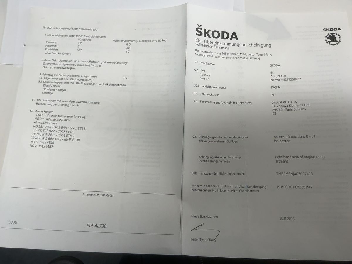 Skoda Fabia d'occasion