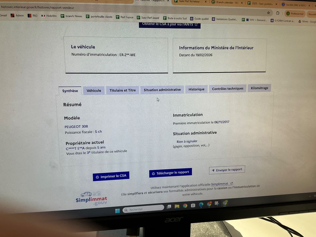 Peugeot 308 d'occasion