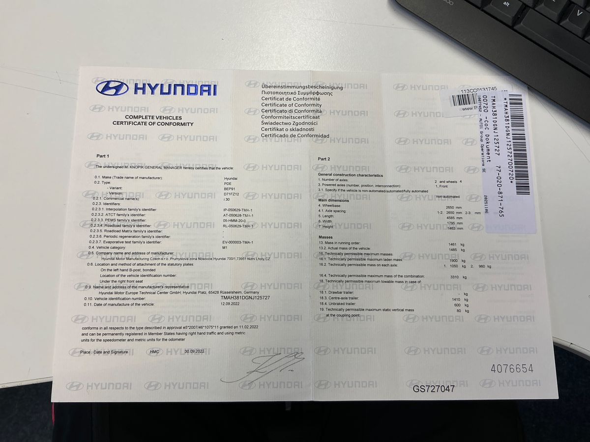 Hyundai i30 d'occasion