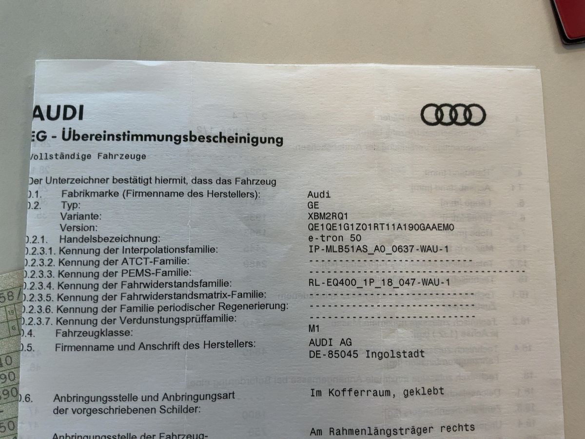 Audi e-tron d'occasion