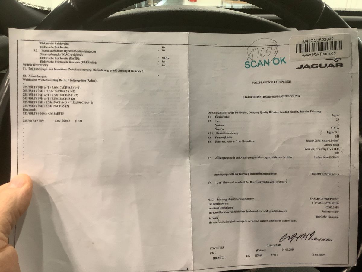 Jaguar XE d'occasion