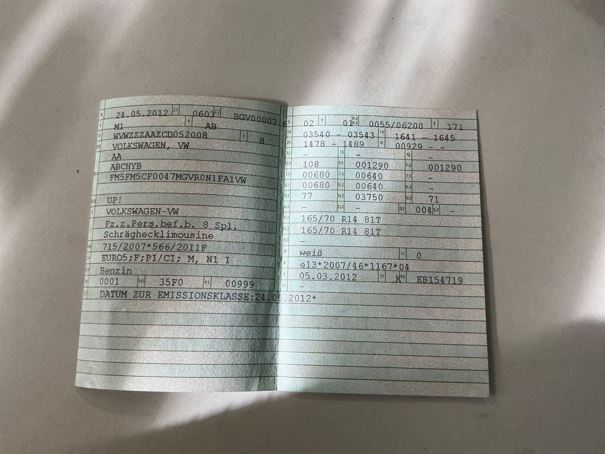 Volkswagen up! 1.0 Take up!