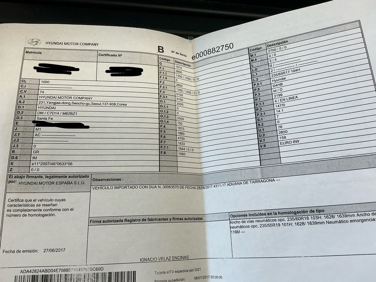 Hyundai Santa d'occasion