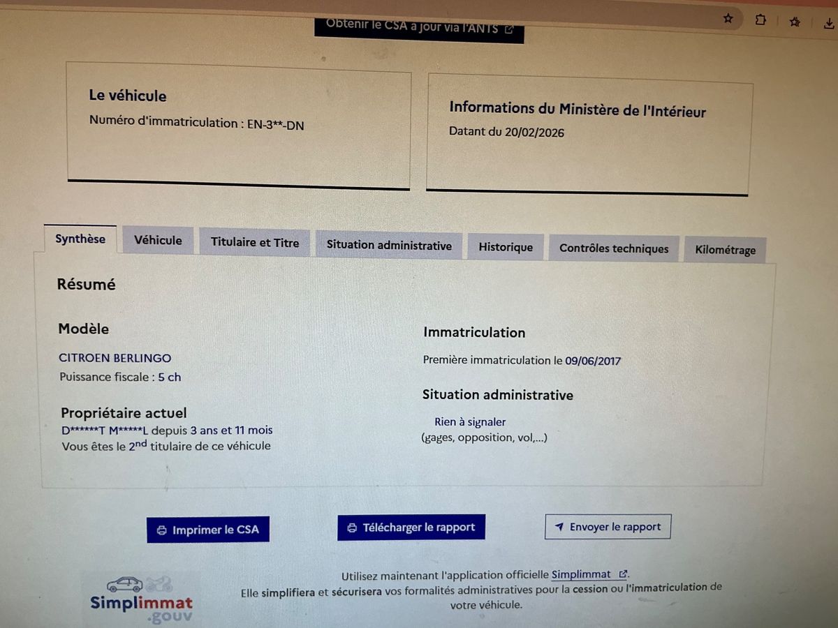 Citroen Berlingo d'occasion