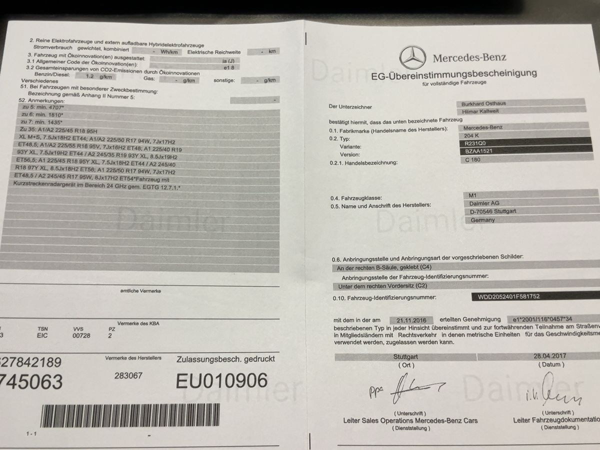 Mercedes-Benz C-Klasse d'occasion