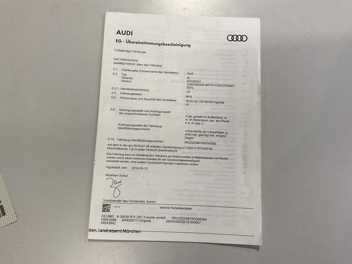 Audi Q7 50 TDI quattro