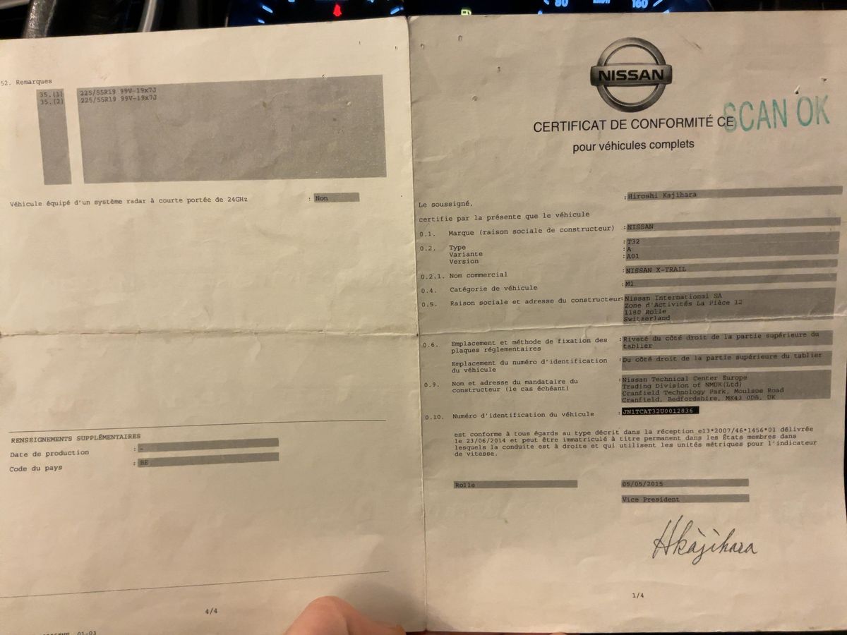 Nissan X-Trail d'occasion