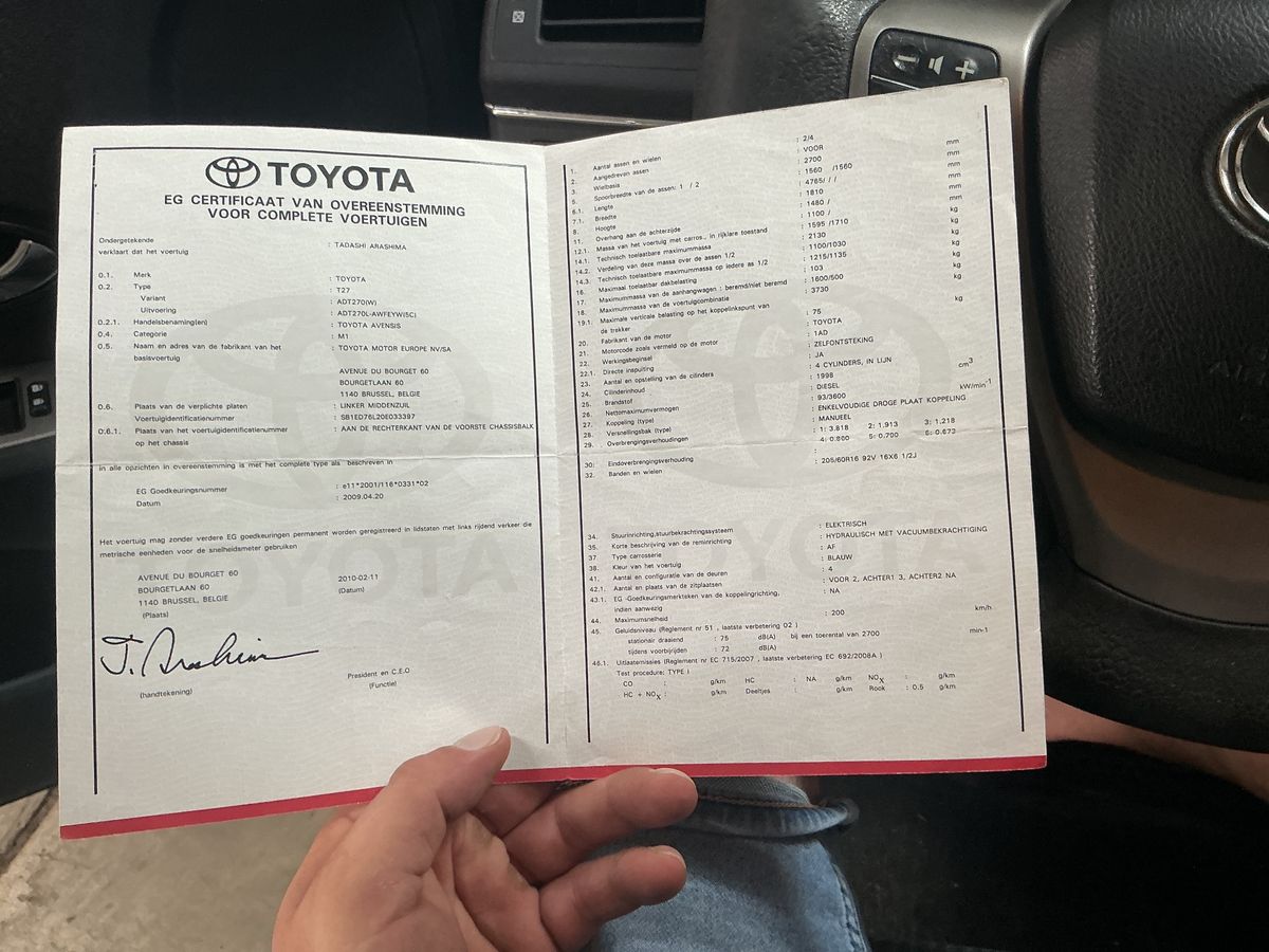 Toyota Avensis d'occasion