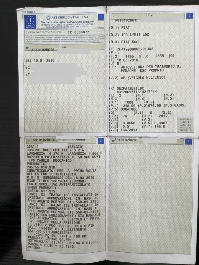 Fiat 500L d'occasion