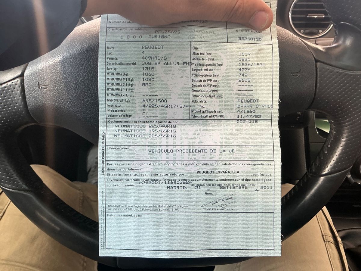 Peugeot 308 1.6 e-HDi Allure