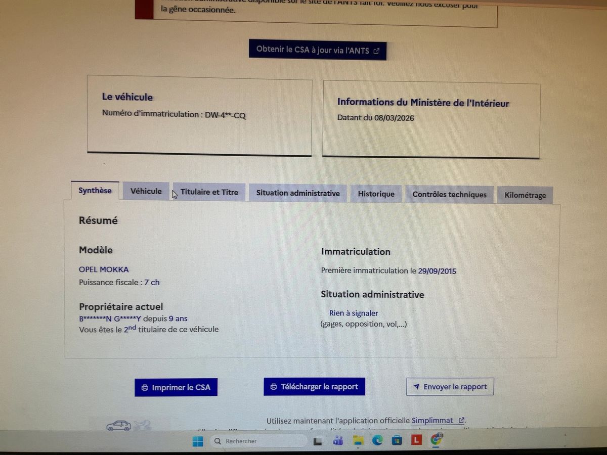 Opel Mokka d'occasion