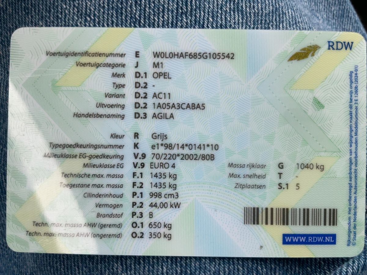 Opel Agila 1.0 Basis