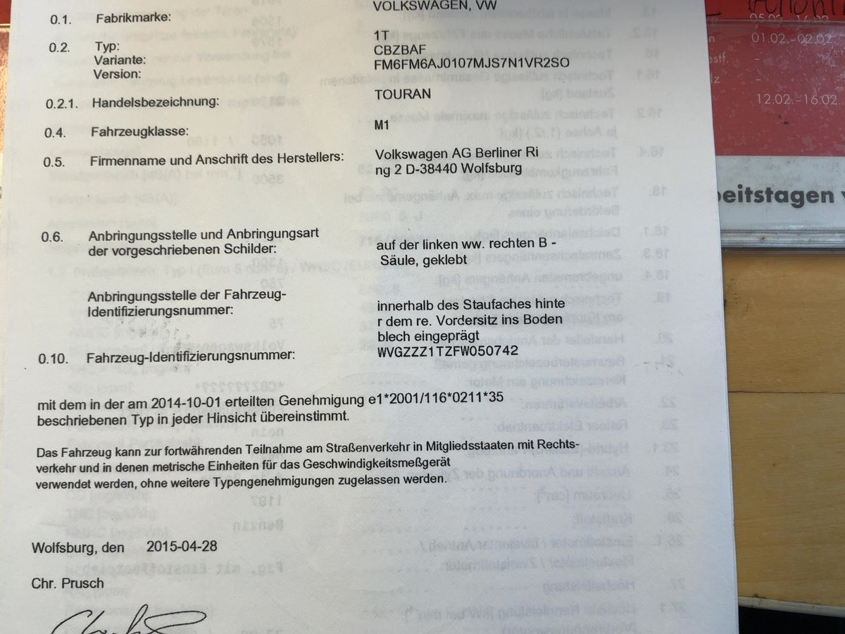 Volkswagen Touran d'occasion