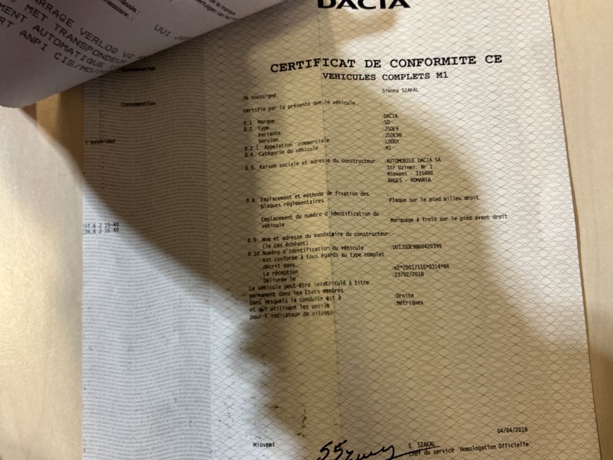 Dacia Lodgy 1.5 dCi Diesel Stepway