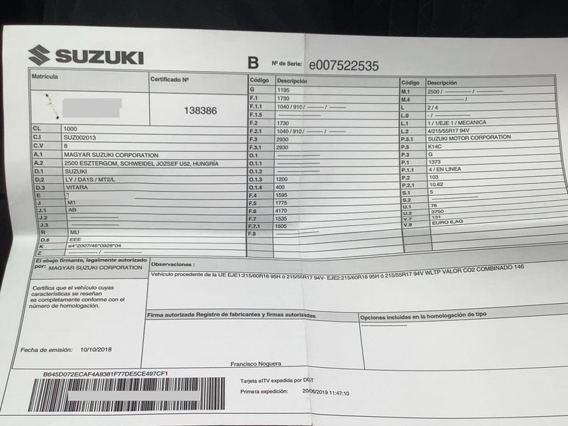 Suzuki Vitara 1.4 BoosterJet GLX — zdjęcie 16