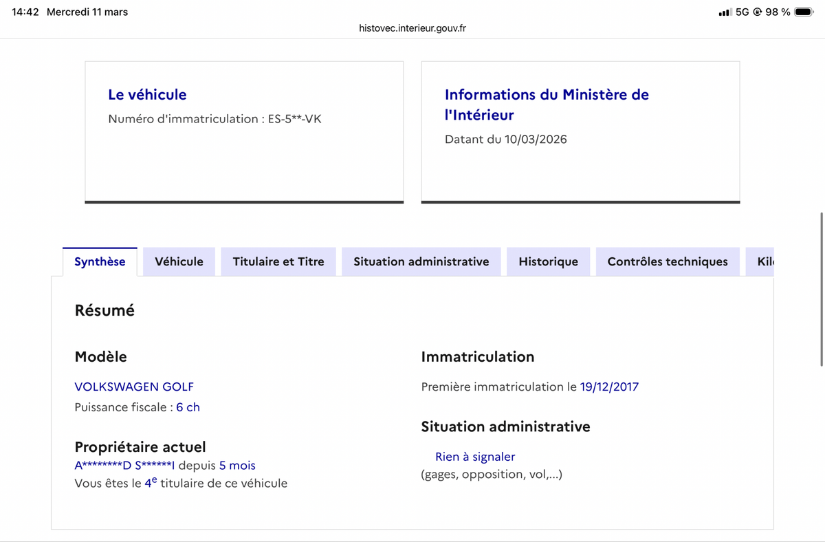 Volkswagen Golf d'occasion