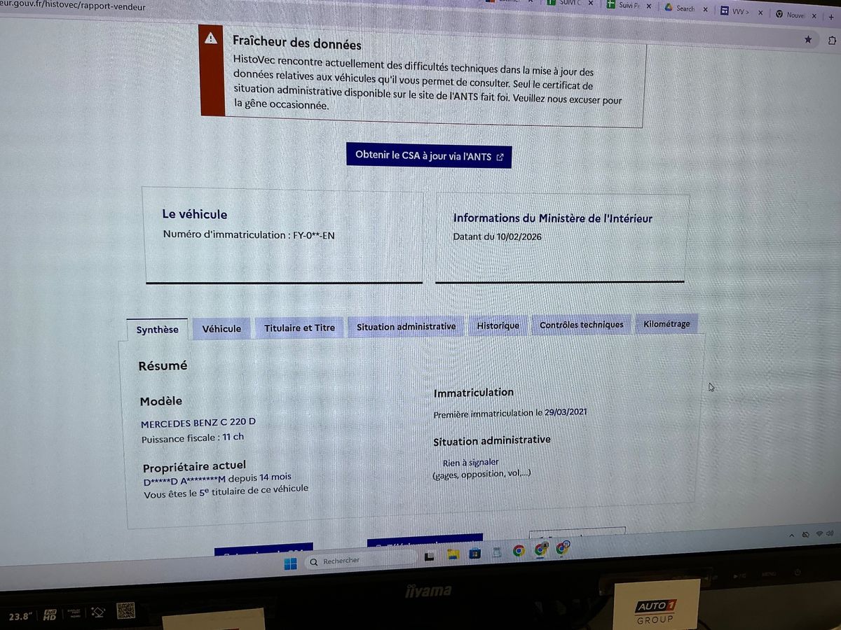 Mercedes-Benz C-Klasse d'occasion