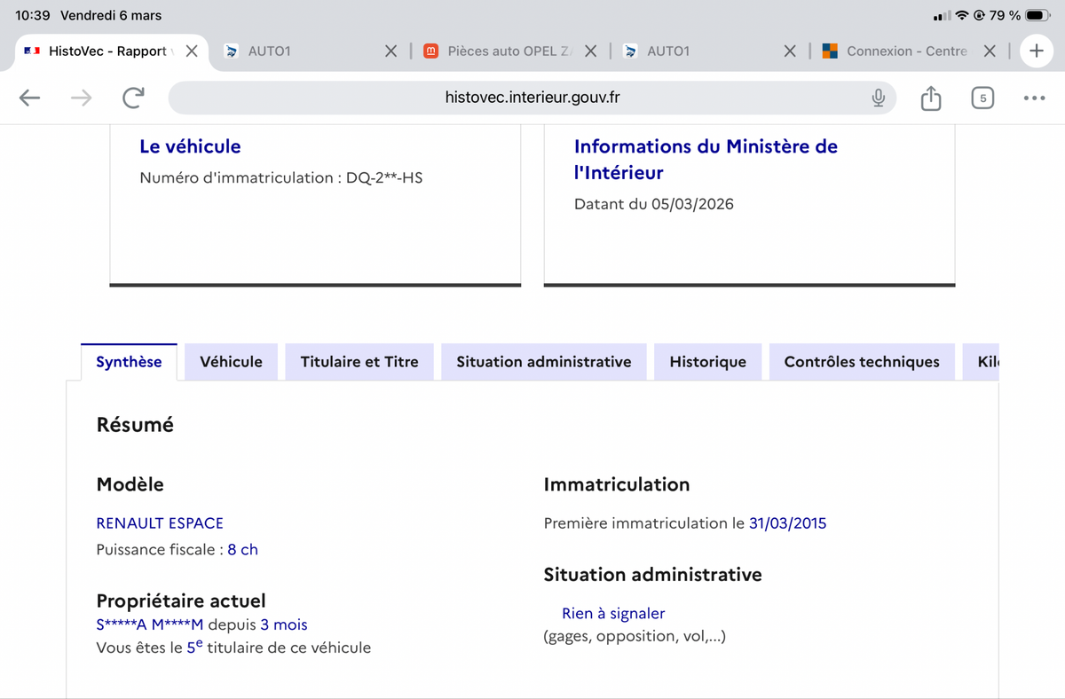 Renault Espace d'occasion