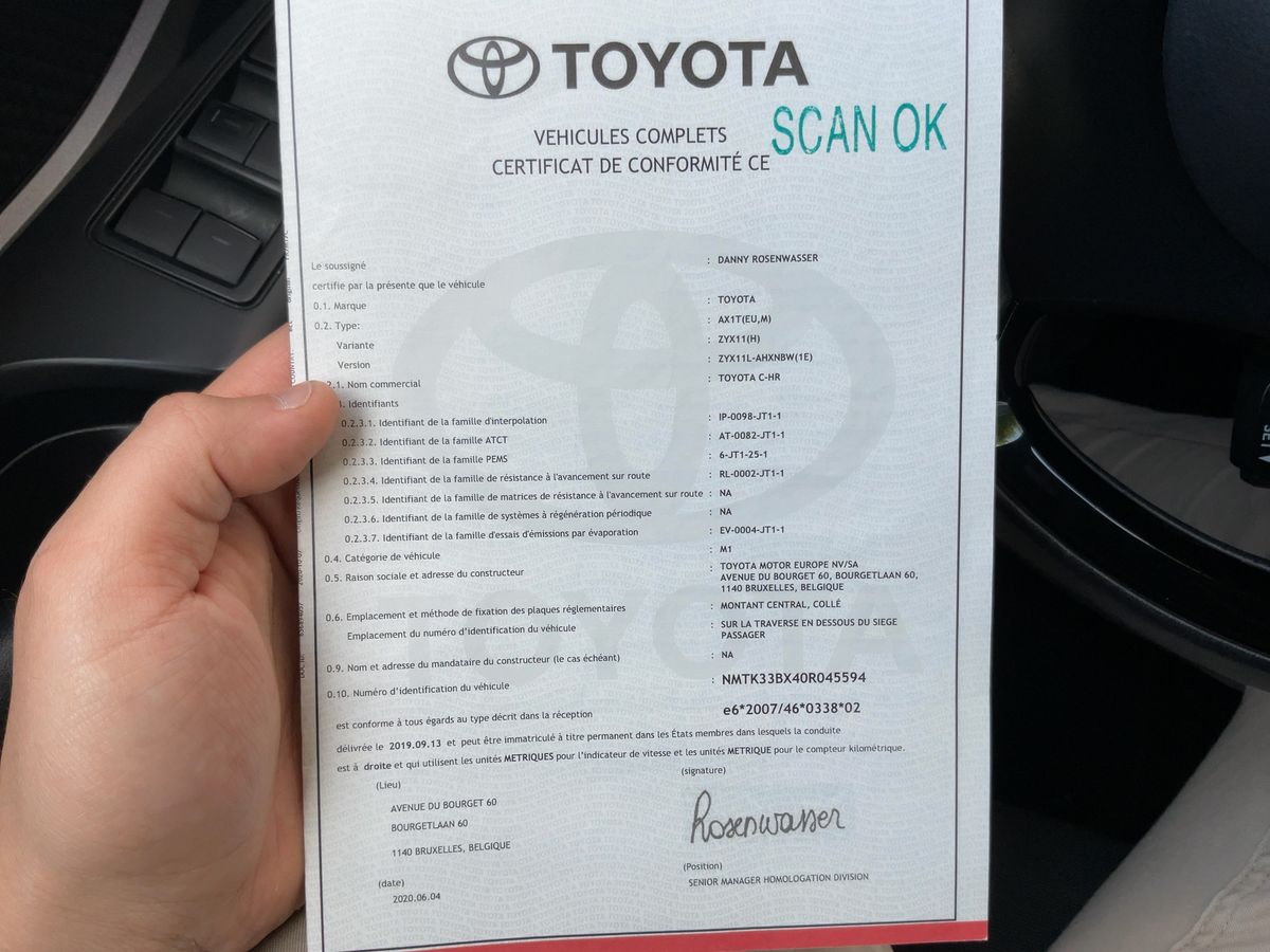 Toyota C-HR d'occasion