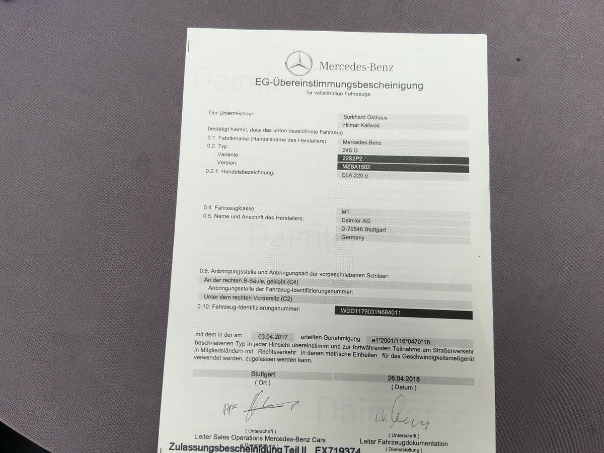 Mercedes-Benz CLA-Klasse d'occasion