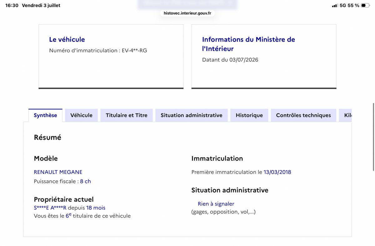 Renault Megane d'occasion
