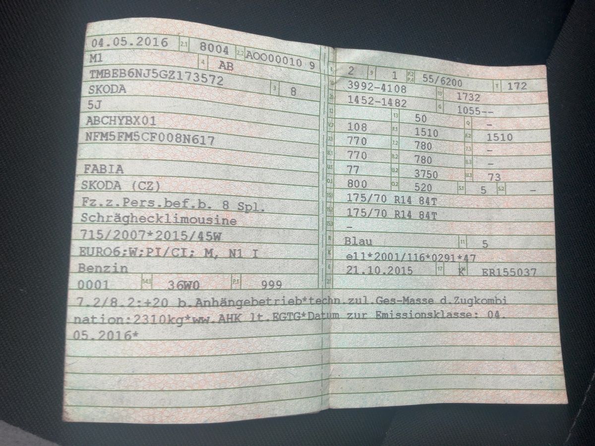 Skoda Fabia 1.0 MPI Joy