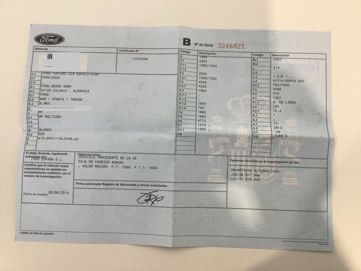 Ford S-Max d'occasion
