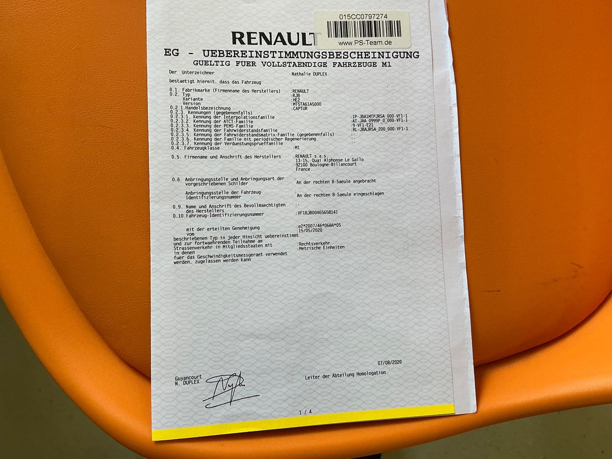 Renault Captur d'occasion
