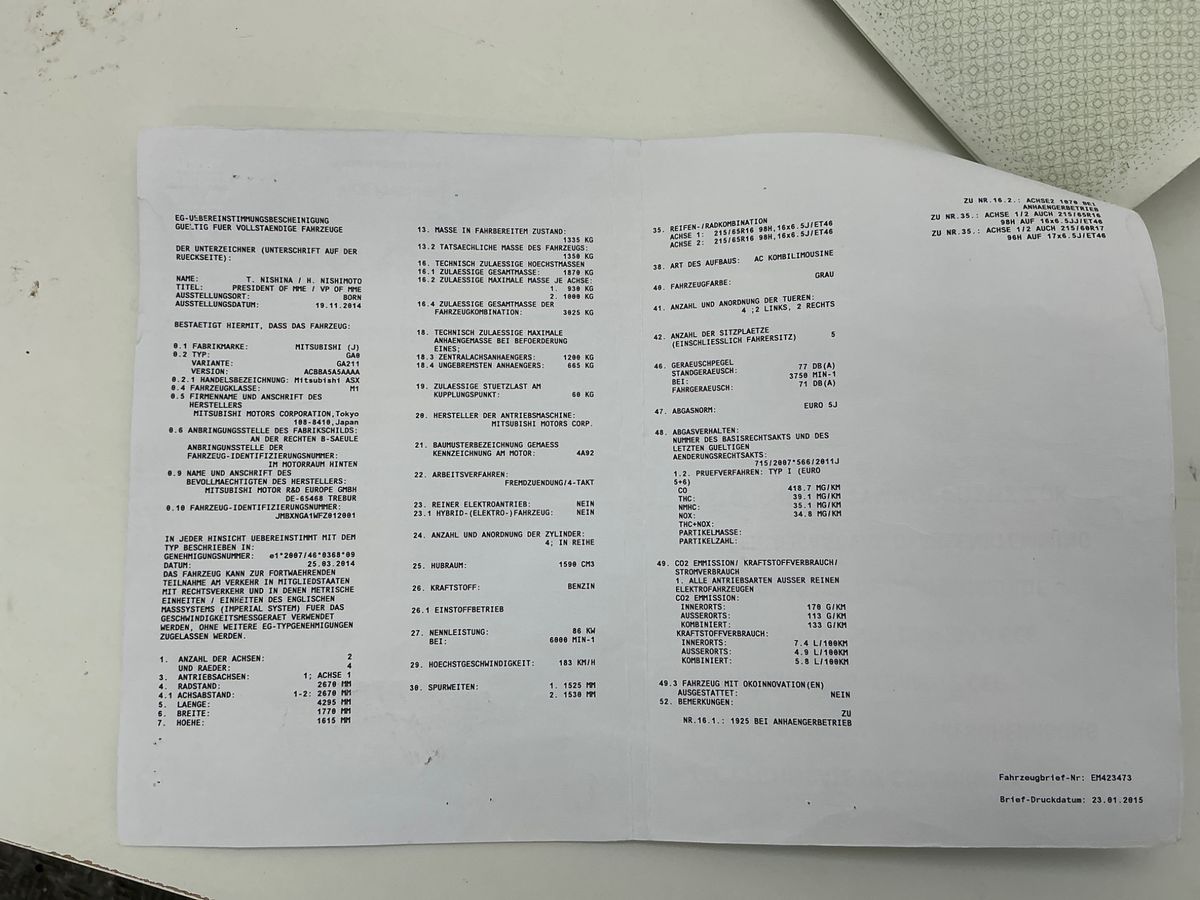 Mitsubishi ASX d'occasion