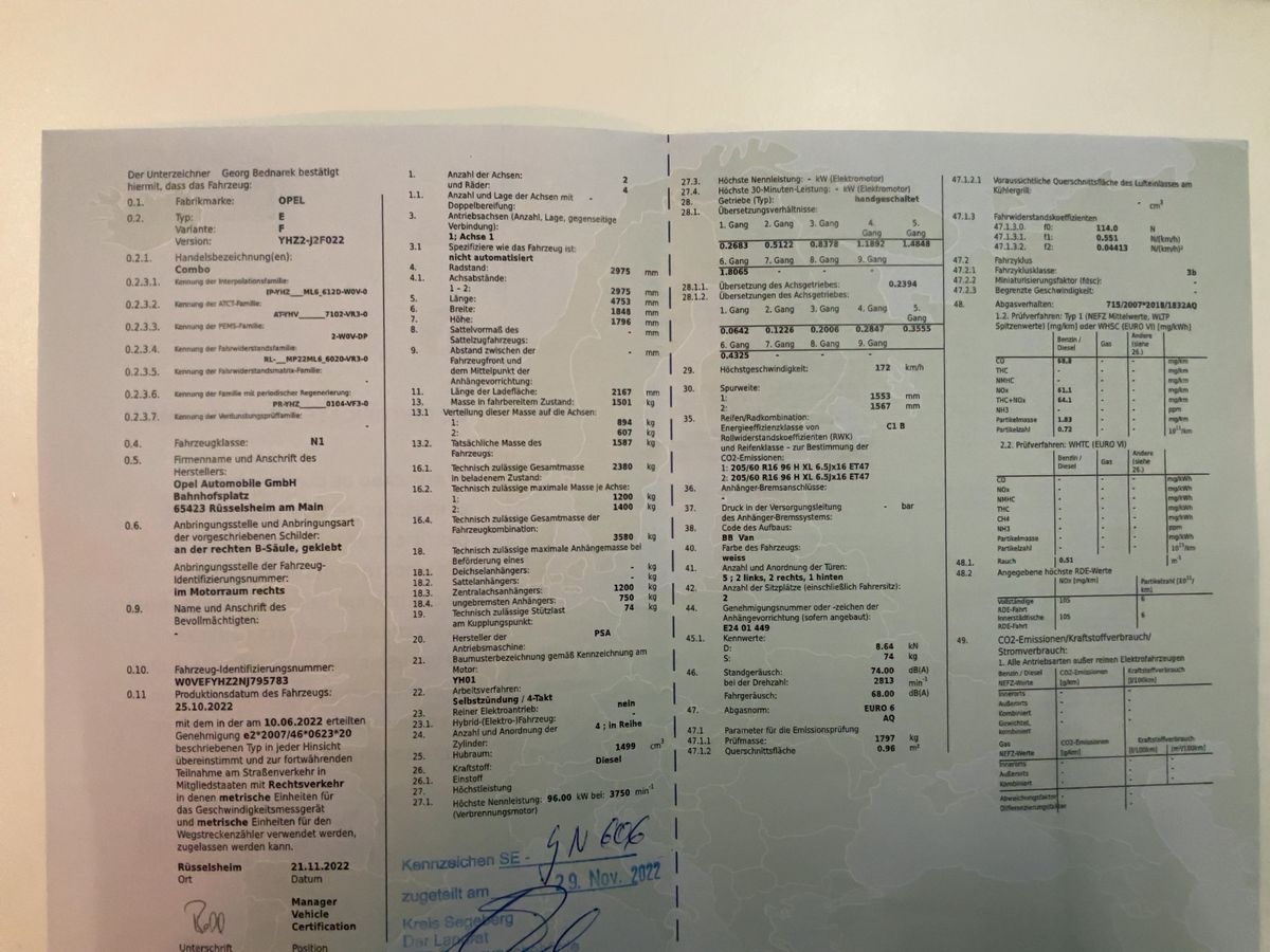 Opel Combo d'occasion