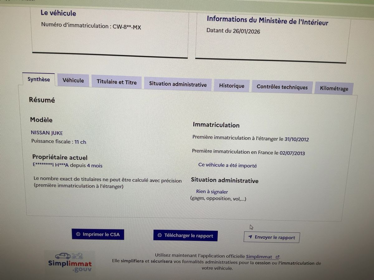 Nissan Juke d'occasion