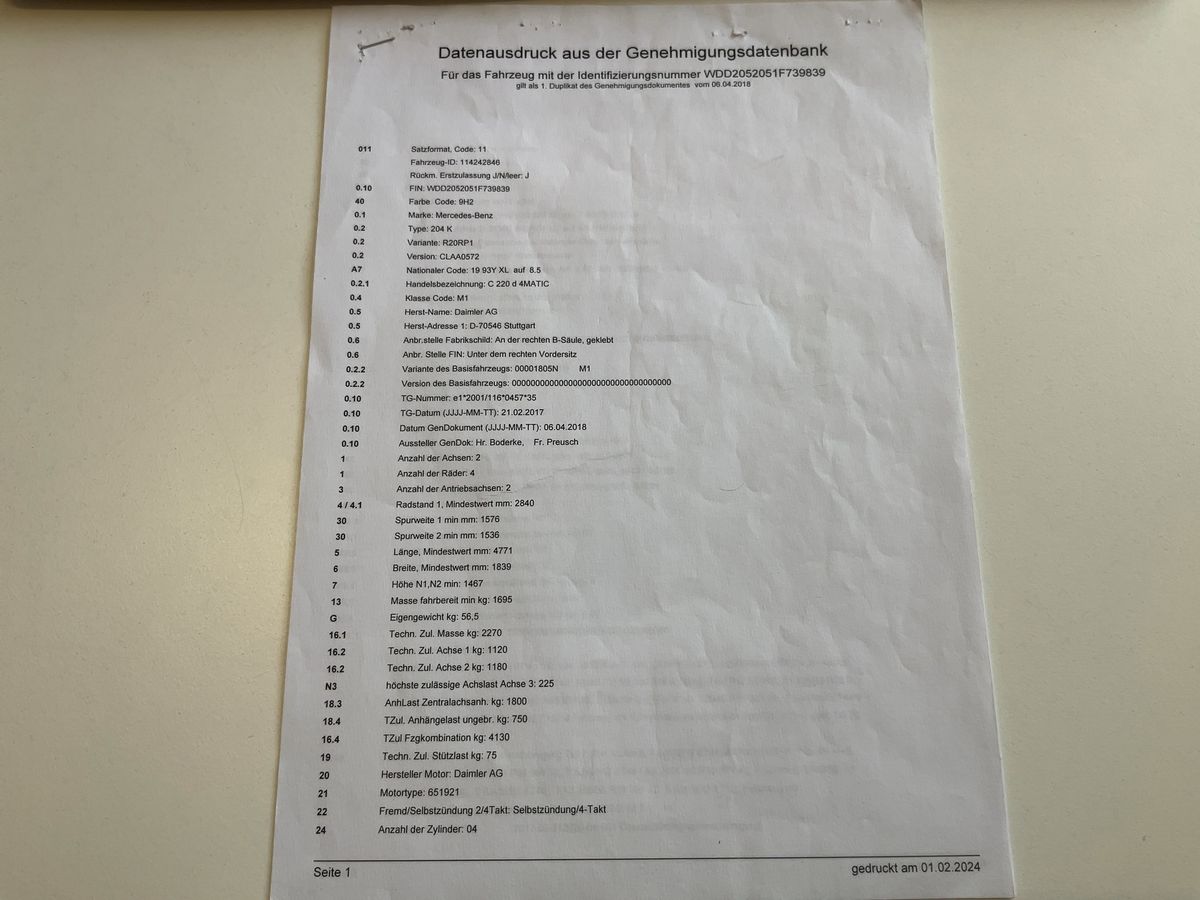 Mercedes-Benz C-Klasse d'occasion