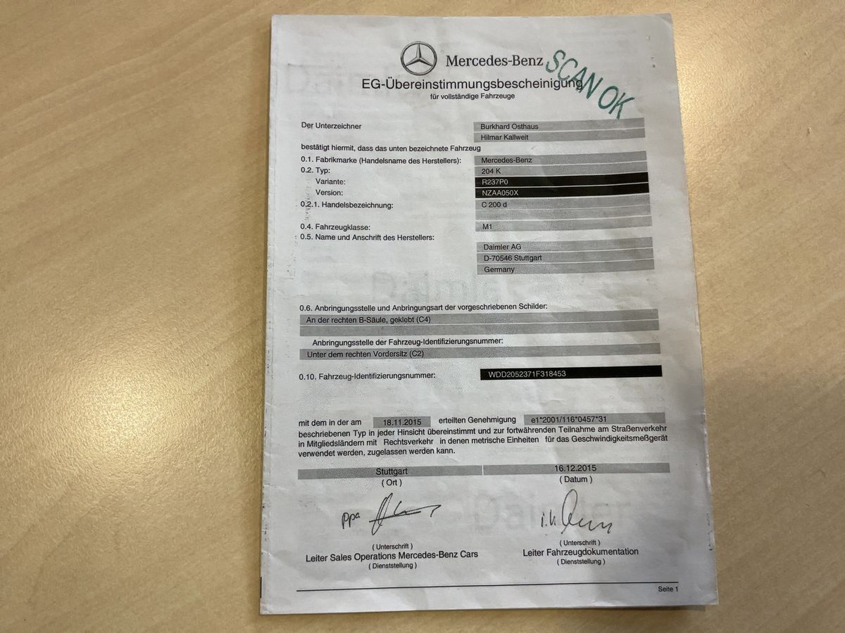 Mercedes-Benz C-Klasse d'occasion