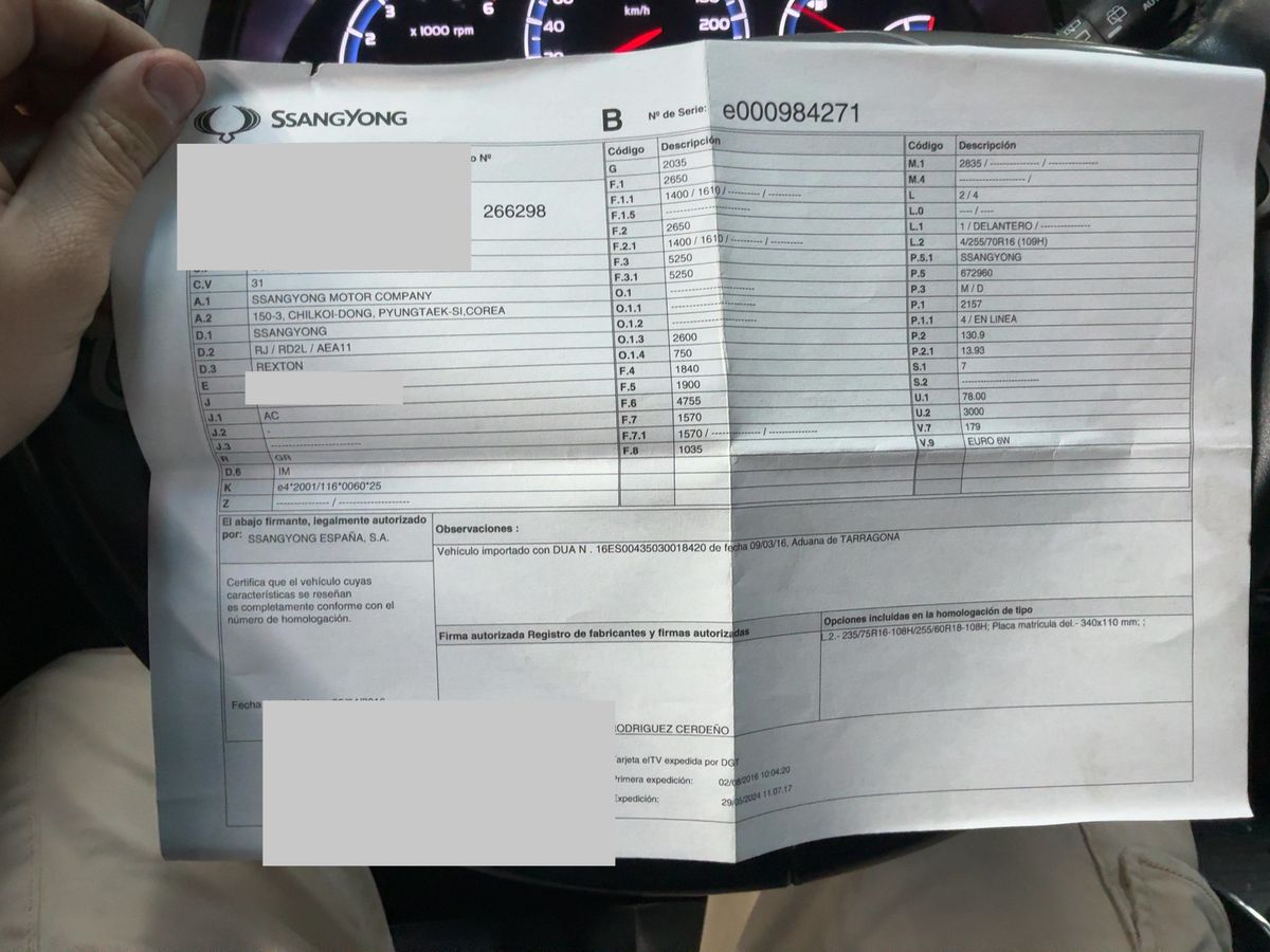 Ssangyong Rexton d'occasion