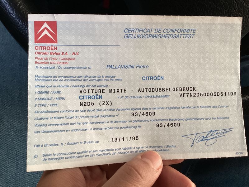 1995 Citroen ZX 1.9 Diesel Avantage from the USA