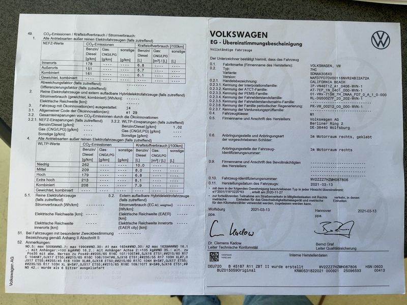 Volkswagen T6 California 2.0 TDI Beach Tour FWD — zdjęcie 16