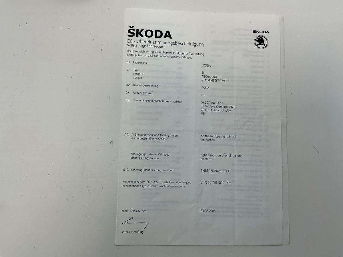 Skoda Fabia d'occasion