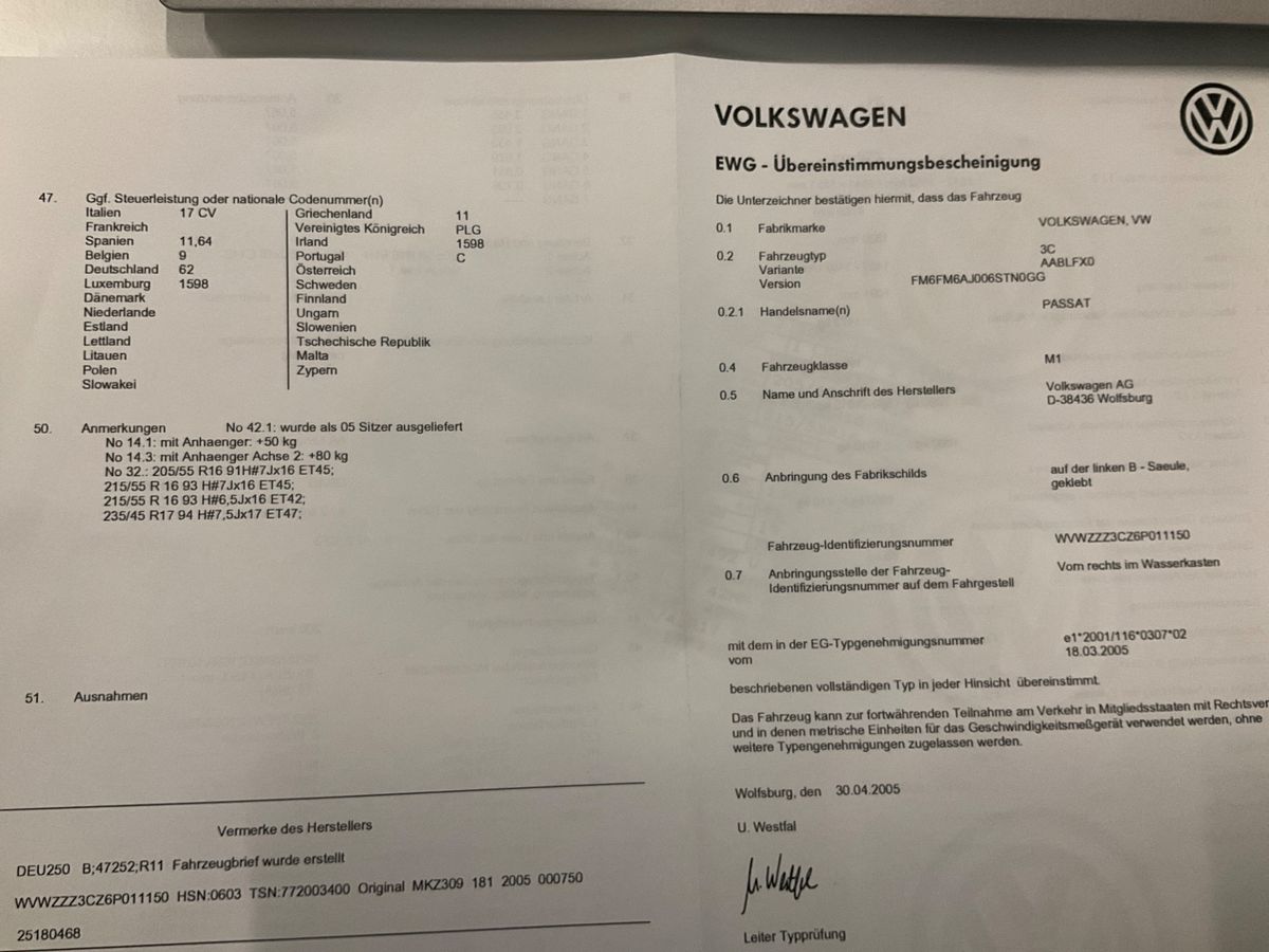 Volkswagen Passat d'occasion