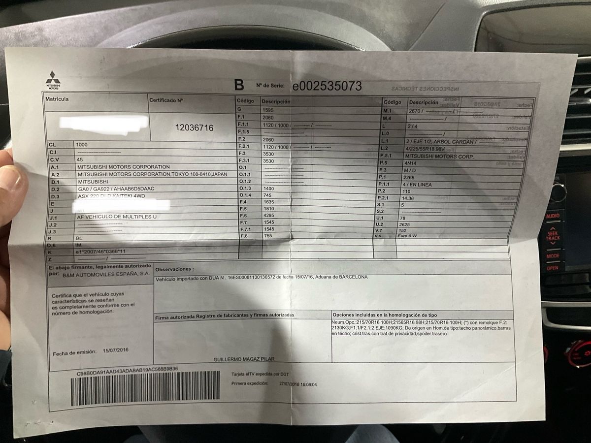 Mitsubishi ASX d'occasion