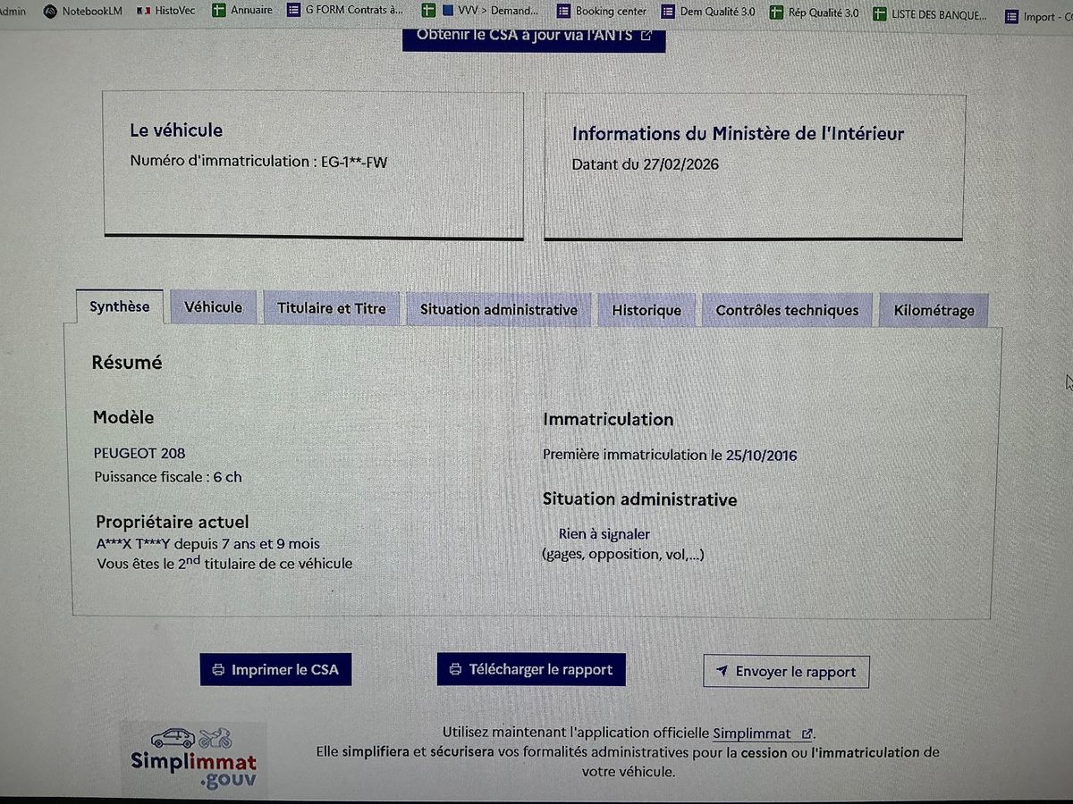 Peugeot 208 d'occasion