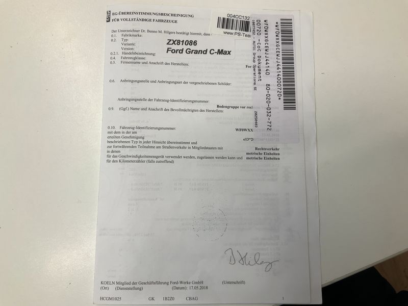 Ford Grand C-Max 1.5 EcoBoost Titanium — zdjęcie 16