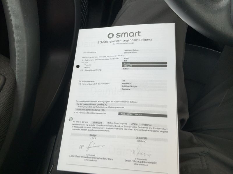 Smart forfour 0.9 Turbo Basis Prime 2019 – снимка 21