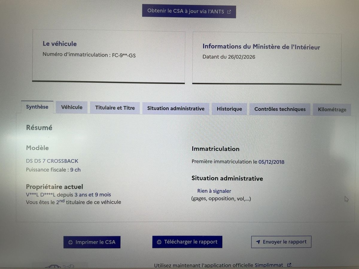 DS Automobiles d'occasion