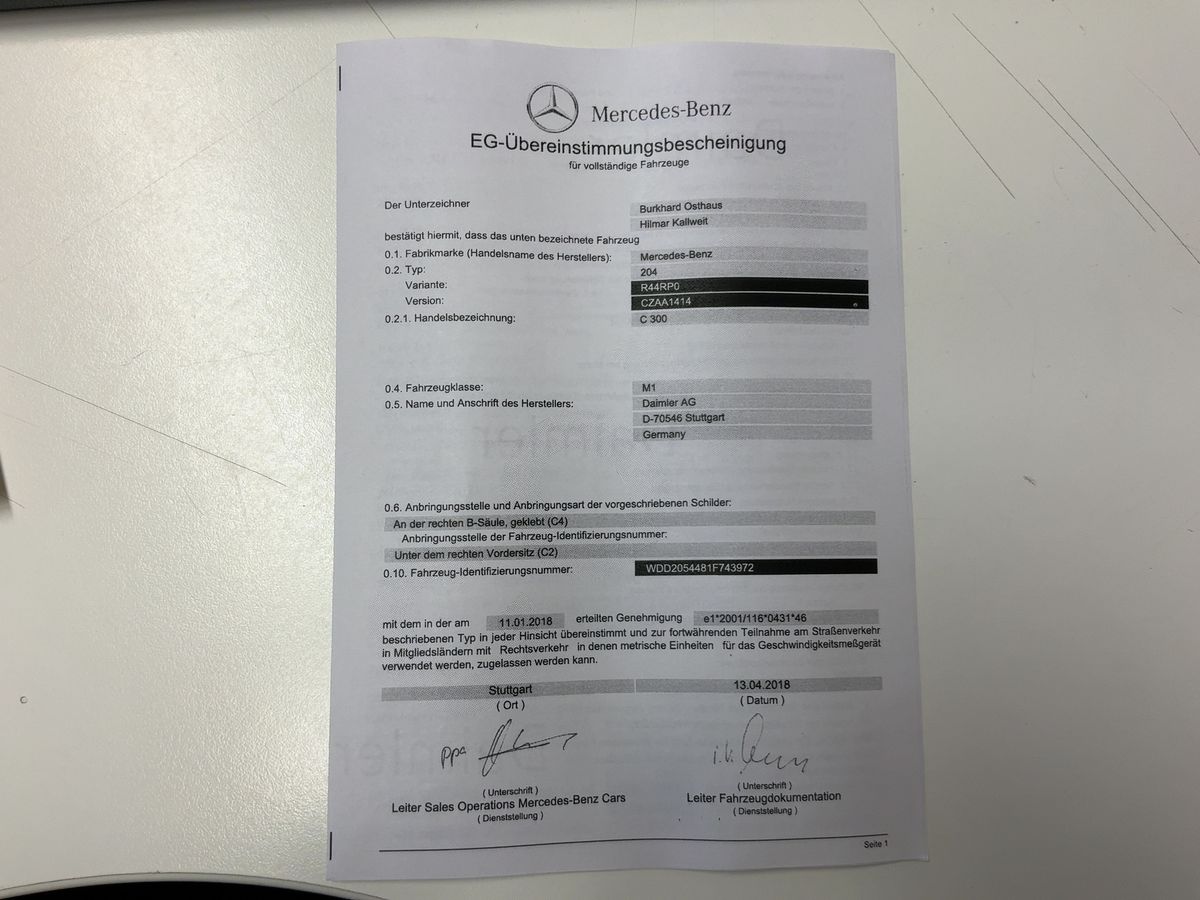 Mercedes-Benz C-Klasse d'occasion