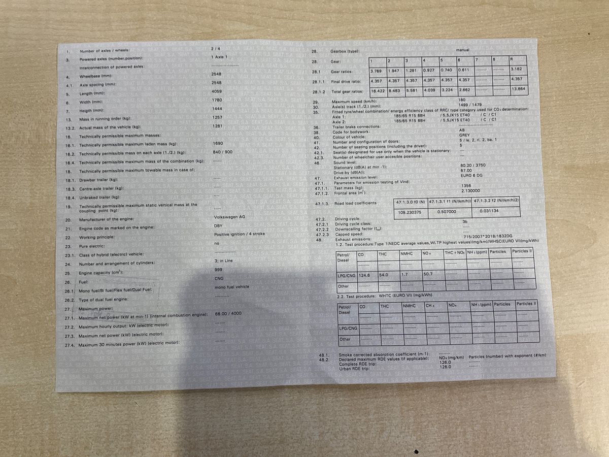 Seat Ibiza 1.0 TGI Style