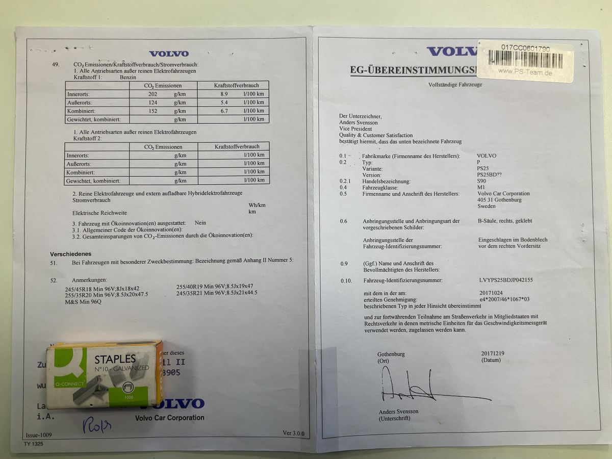 Volvo S90 d'occasion